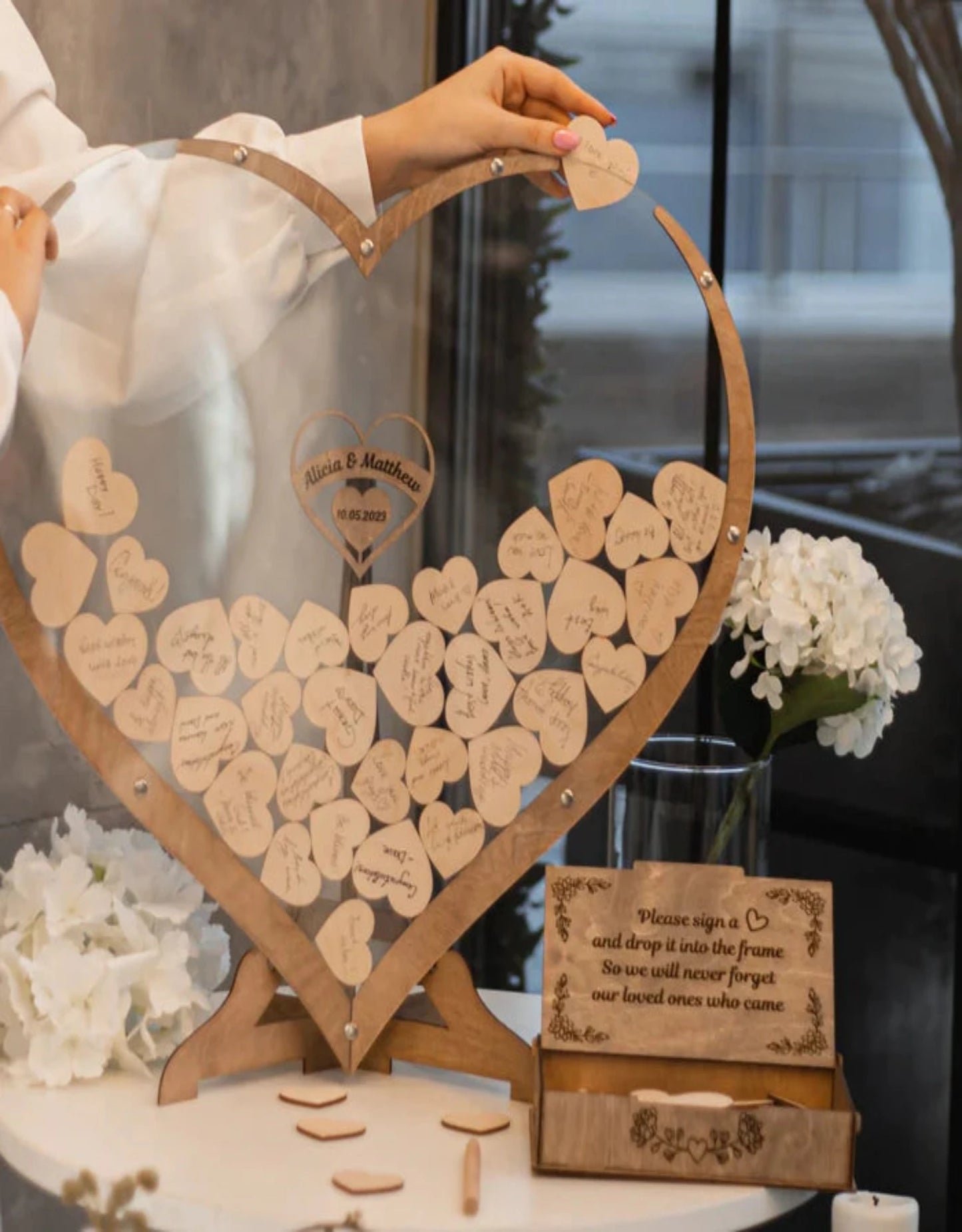 Heart Shaped Guest Book