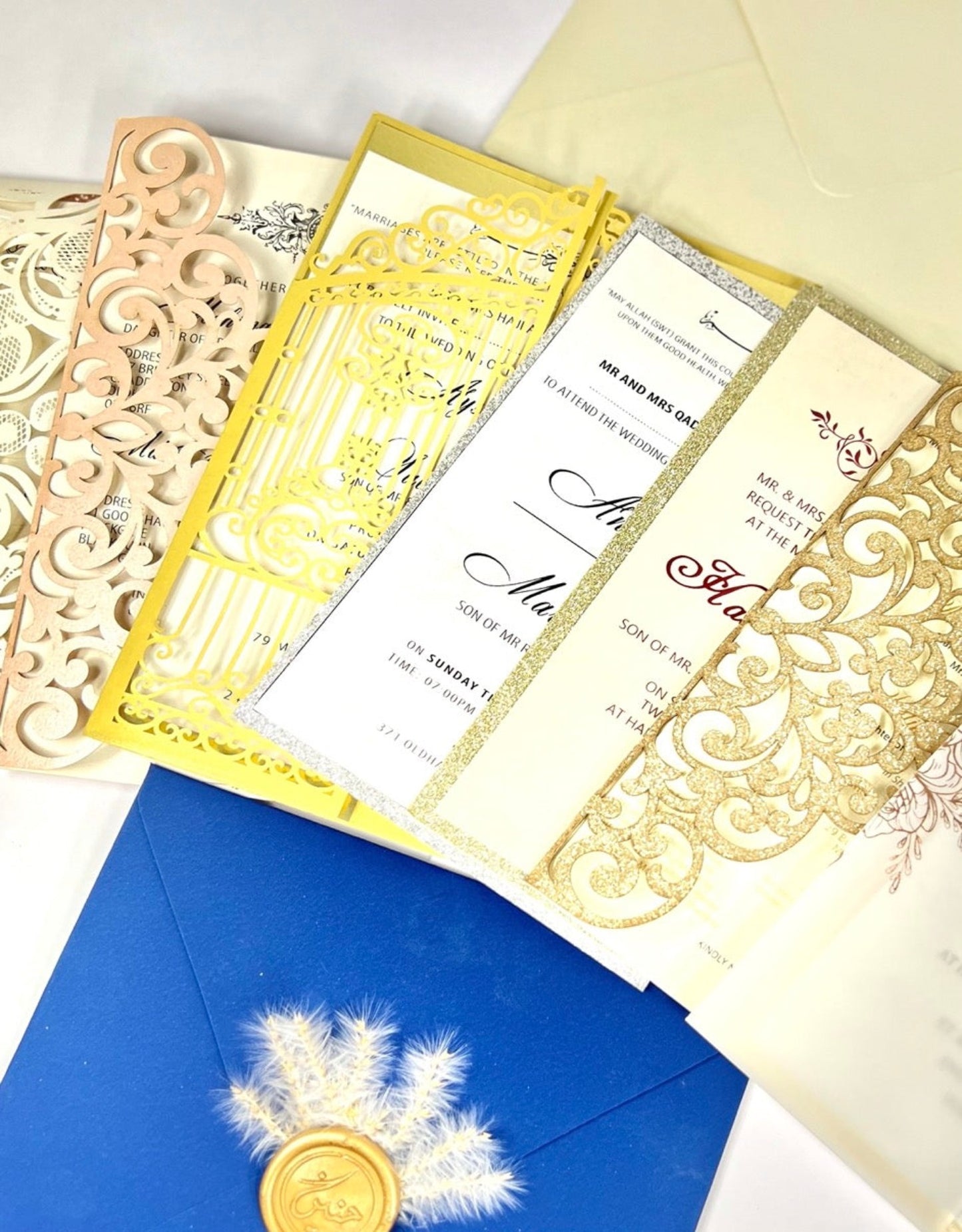 Laser Cut Invites